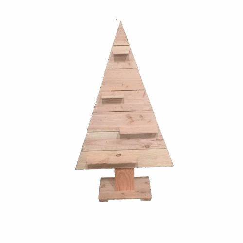 Houten kerstboom