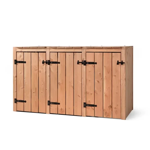 Container Ombouw Douglas | 3 Kliko's